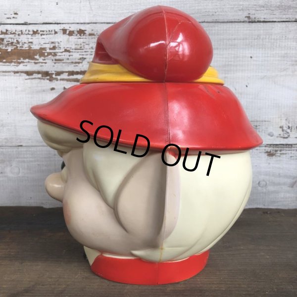 画像2: 70s Vintage Keebler Ernie Elf Plastic Cookie Jar (S899) (2)
