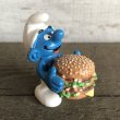 画像1: 1996 McDonald's Happy Meal Big Mac Smurf PVC (S913) (1)