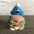 画像3: 1996 McDonald's Happy Meal Big Mac Smurf PVC (S912) (3)