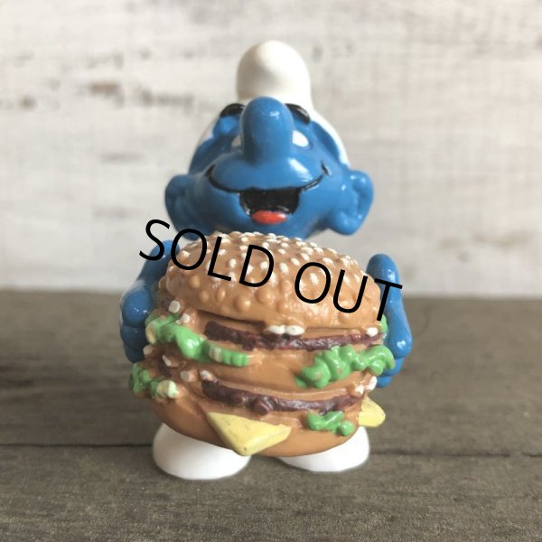 画像2: 1996 McDonald's Happy Meal Big Mac Smurf PVC (S913) (2)