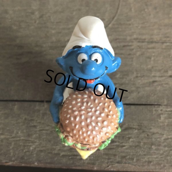 画像2: 1996 McDonald's Happy Meal Big Mac Smurf PVC (S912) (2)