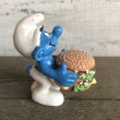 画像4: 1996 McDonald's Happy Meal Big Mac Smurf PVC (S914) (4)