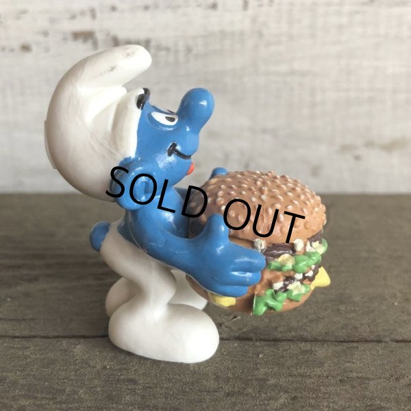 画像4: 1996 McDonald's Happy Meal Big Mac Smurf PVC (S914) (4)
