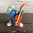 画像1: 1996 McDonald's Happy Meal Guitar Smurf PVC (S904) (1)