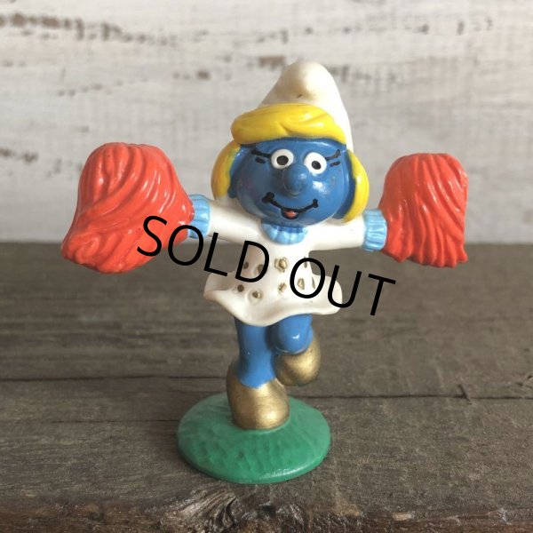 画像1: 1996 McDonald's Happy Meal  Cheerleader Smurfette PVC (S907) (1)