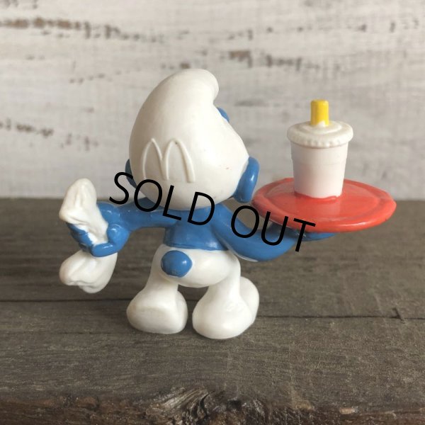画像3: 1996 McDonald's Happy Meal Waiter Smurf PVC (S909) (3)
