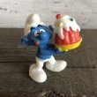 画像1: 1996 McDonald's Happy Meal Cake Smurf PVC (S906) (1)