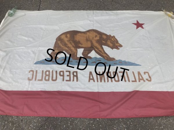 画像11: Vintage Made in U.S.A The Bear California Republic Flag (S924) (11)