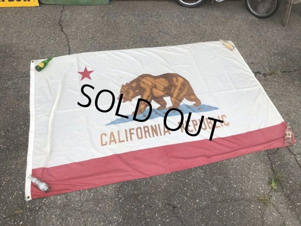 画像9: Vintage Made in U.S.A The Bear California Republic Flag (S924) (9)