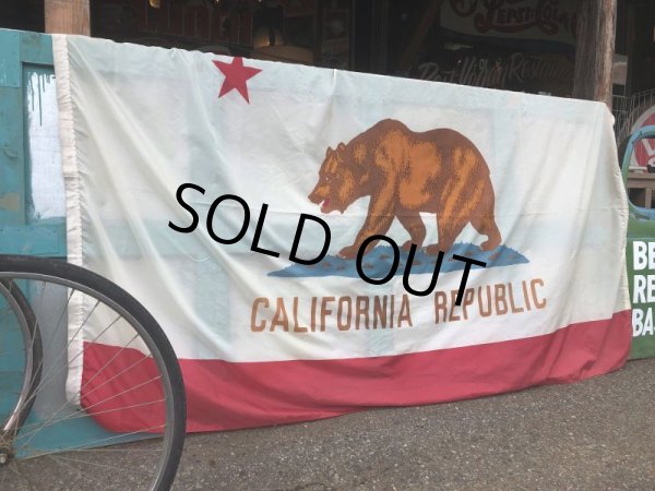 画像3: Vintage Made in U.S.A The Bear California Republic Flag (S924) (3)