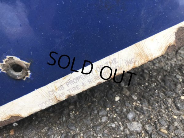 画像2: Vintage Goodyear Tires Porcelain Sign (S925) (2)