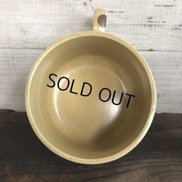 画像5: 70s Vintage Soup Crackers Chowder Heavy Mug Brown (S926) (5)