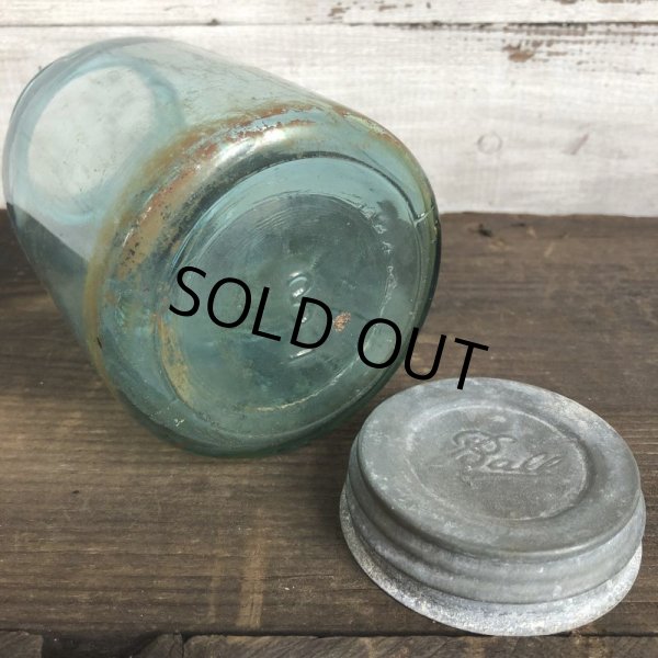 画像7: 20s-30s Vintage Glass Ball Mason Jar 17.5cm (S984) (7)