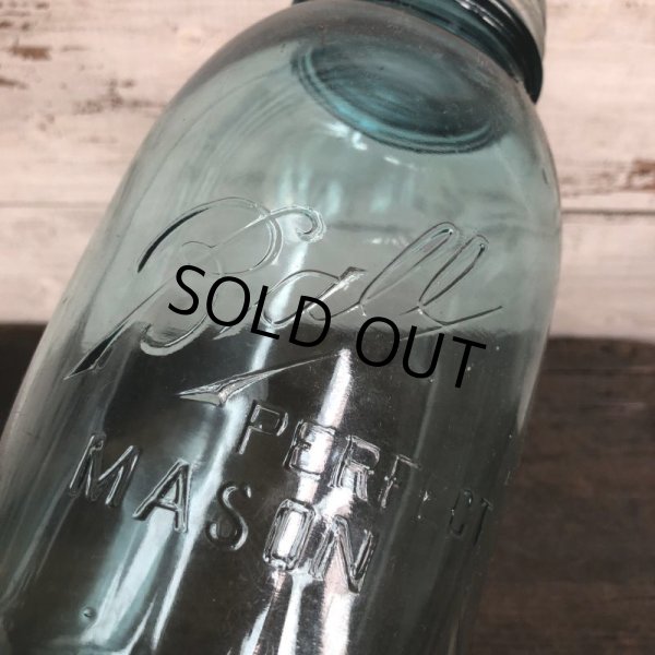 画像5: 20s-30s Vintage Glass Ball Mason Jar 22.5cm (S982) (5)