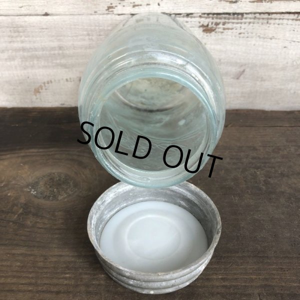 画像6: 10s Vintage Glass Ball Mason Jar 17.5cm (S983) (6)