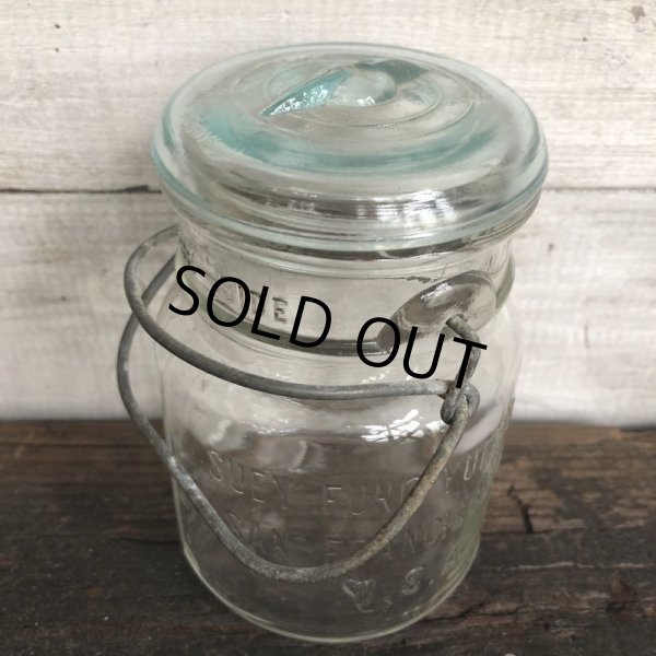 画像7: Vintage Suey Func, Yuen Glass Top Mason Jar 13.5cm (S997) (7)