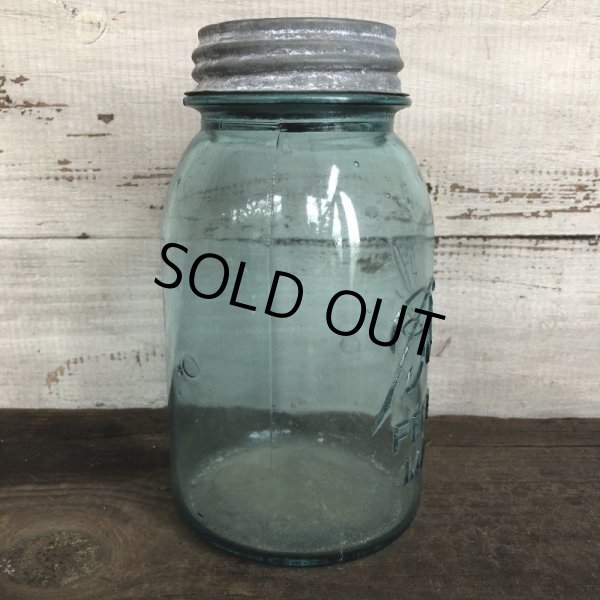 画像4: 30s Vintage Glass Ball Mason Jar 17.5cm (S988) (4)