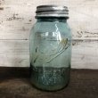 画像1: 20s-30s Vintage Glass Ball Mason Jar 17.5cm (S984) (1)