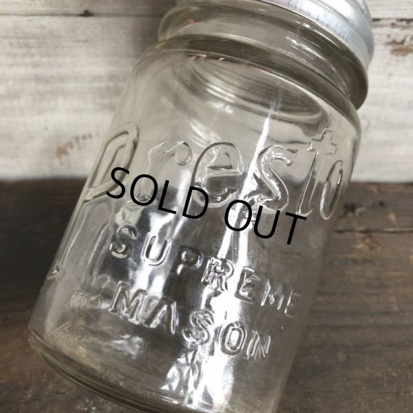 画像7: Vintage Glass Presto Mason Jar 14cm (S993) (7)