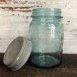 画像4: 30s Vintage Glass Ball Mason Jar 14cm (S990) (4)