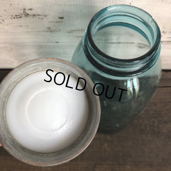 画像6: 20s-30s Vintage Glass Ball Mason Jar 22.5cm (S982) (6)