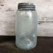 画像1: 10s Vintage Glass Ball Mason Jar 17.5cm (S983) (1)