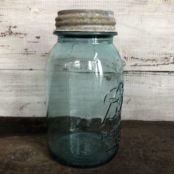 画像4: 30s Vintage Glass Ball Mason Jar 17.5cm (S987) (4)