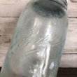 画像5: 10s Vintage Glass Ball Mason Jar 17.5cm (S983) (5)