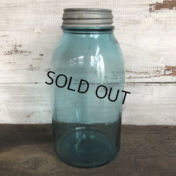 画像3: 20s-30s Vintage Glass Ball Mason Jar 22.5cm (S982) (3)