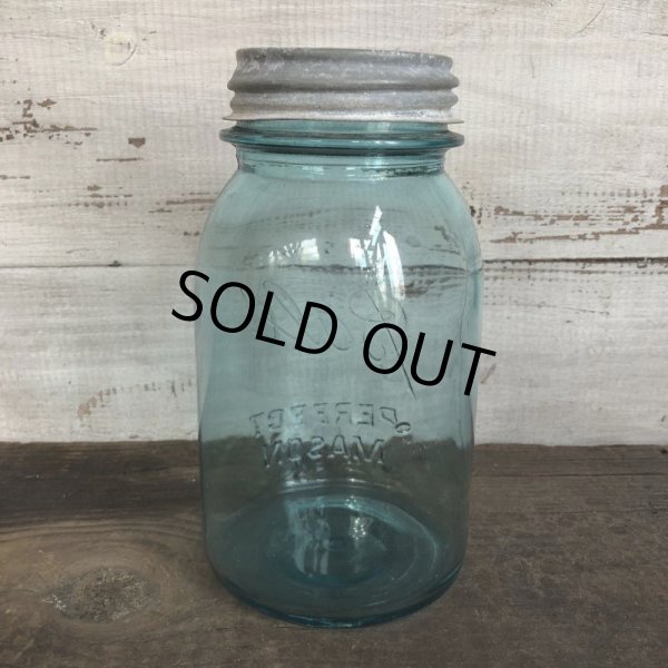 画像3: 30s Vintage Glass Ball Mason Jar 17.5cm (S985) (3)
