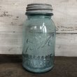 画像1: 30s Vintage Glass Ball Mason Jar 17.5cm (S986) (1)