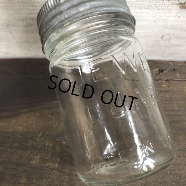 画像9: Vintage Glass Jewel Mason Jar 14cm (S994) (9)