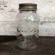画像1: Vintage Glass Kerr Mason Jar 17.5cm (S996) (1)
