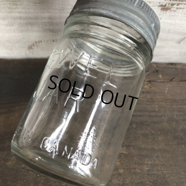 画像10: Vintage Glass Jewel Mason Jar 14cm (S994) (10)