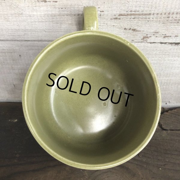 画像5: 70s Vintage Soup Crackers Chowder Heavy Mug Green (S927) (5)