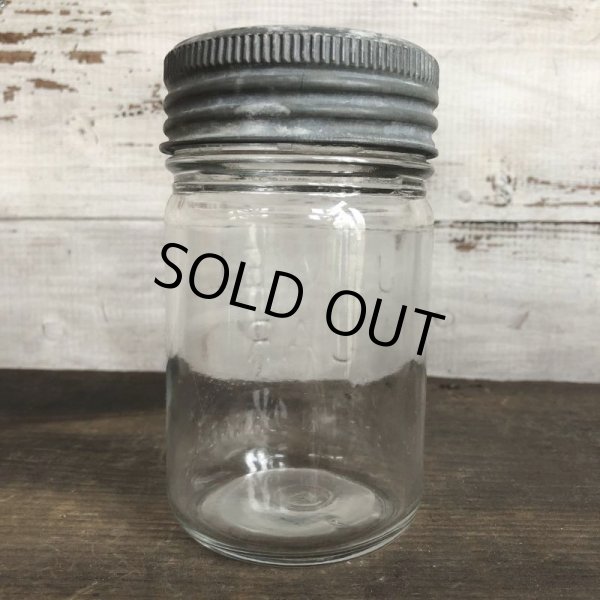 画像3: Vintage Glass Jewel Mason Jar 14cm (S994) (3)
