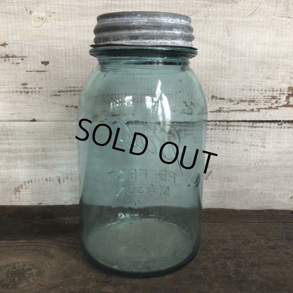 画像3: 30s Vintage Glass Ball Mason Jar 17.5cm (S988) (3)