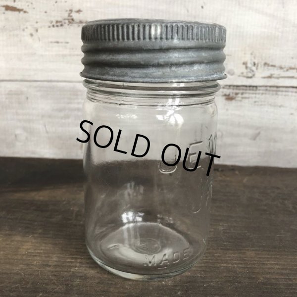 画像4: Vintage Glass Jewel Mason Jar 14cm (S994) (4)