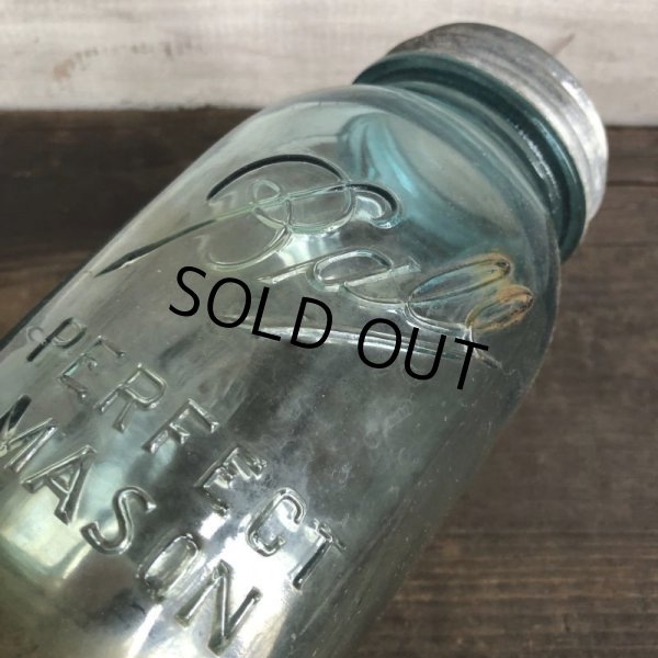 画像5: 20s-30s Vintage Glass Ball Mason Jar 17.5cm (S984) (5)