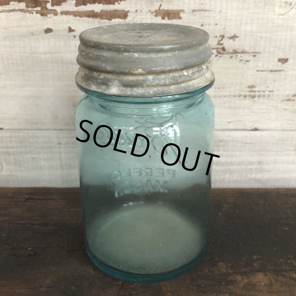 画像3: 30s Vintage Glass Ball Mason Jar 14cm (S991) (3)