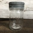 画像1: Vintage Glass Jewel Mason Jar 14cm (S994) (1)