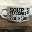 画像3: 70s Vintage Soup Crackers Heavy Mug Gray (S929) (3)