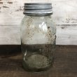 画像4: Vintage Glass Mission Mason Jar 17.5cm (S995) (4)