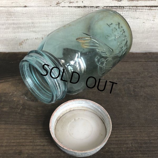 画像6: 20s-30s Vintage Glass Ball Mason Jar 17.5cm (S984) (6)
