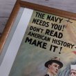画像4: Vintage The Navy Needs you Poster w/frame (T002) (4)