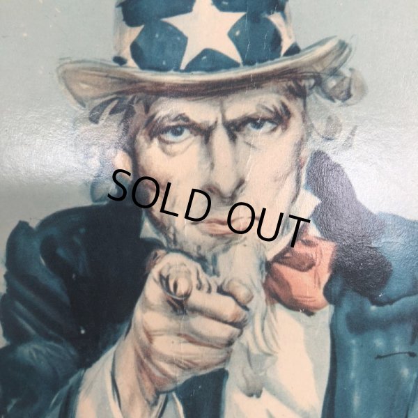 画像6: Vintage Uncle Sam Poster w/frame (T001) (6)