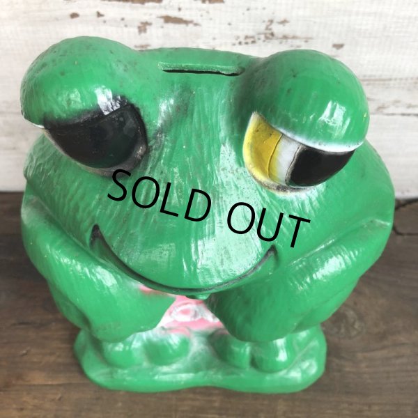 画像5: Vintage Psychedelic Hippie Frog Piggy Bank LOVE (T004) (5)