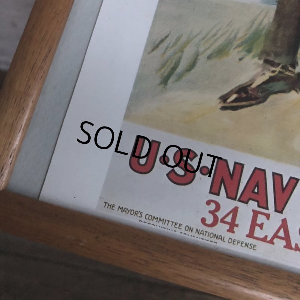 画像8: Vintage The Navy Needs you Poster w/frame (T002) (8)