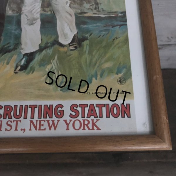 画像7: Vintage The Navy Needs you Poster w/frame (T002) (7)