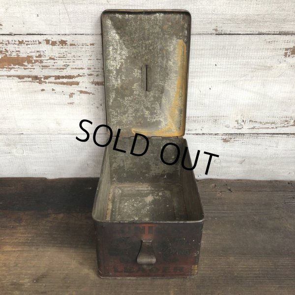画像3: Vintage Union Leader Cut Plug Tabacco Tin (T005) (3)